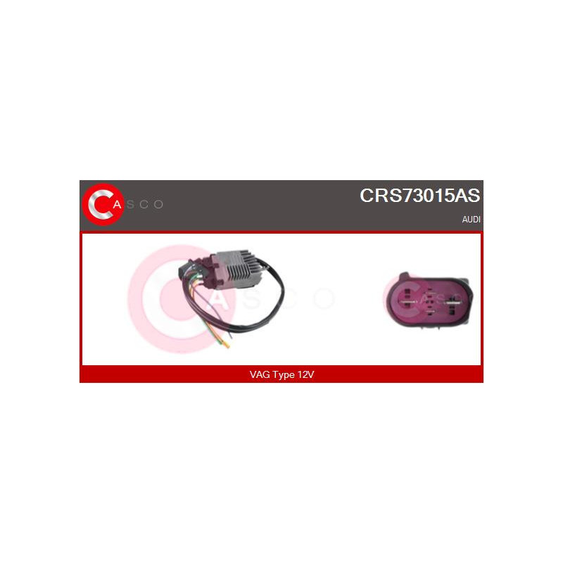 Résistance de série, moteur électrique-ventilateur du radiat CASCO