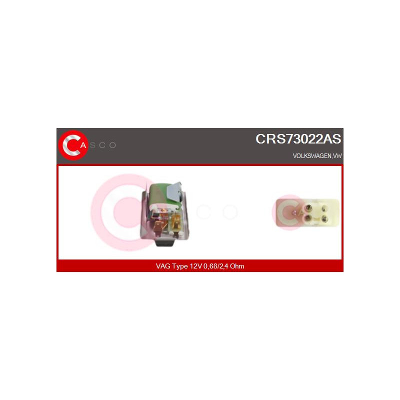 Résistance (pulseur d'air habitacle) CASCO