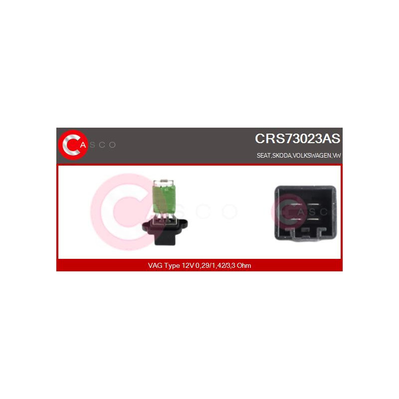 Résistance (pulseur d'air habitacle) CASCO