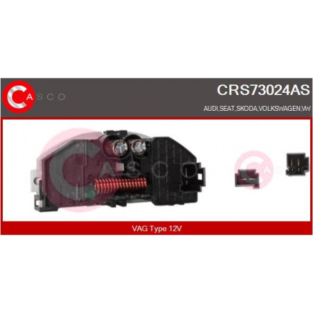 Résistance (pulseur d'air habitacle) CASCO