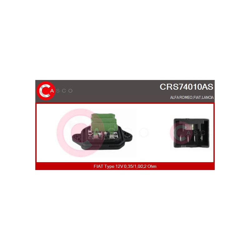 Résistance (pulseur d'air habitacle) CASCO