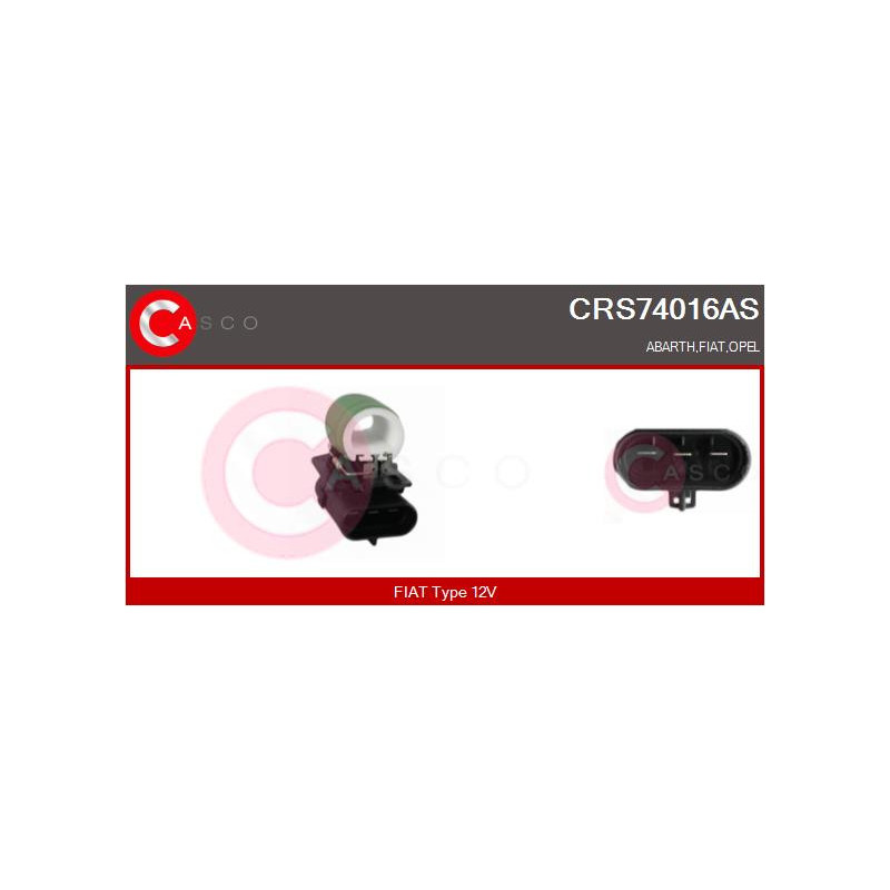 Résistance de série, moteur électrique-ventilateur du radiat CASCO