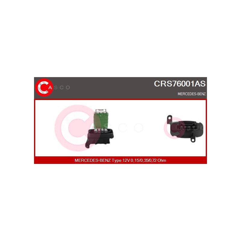 Résistance (pulseur d'air habitacle) CASCO