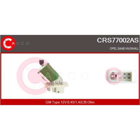 Résistance (pulseur d'air...