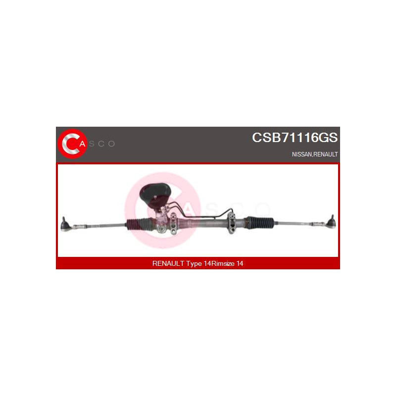 Crémaillère de direction CASCO