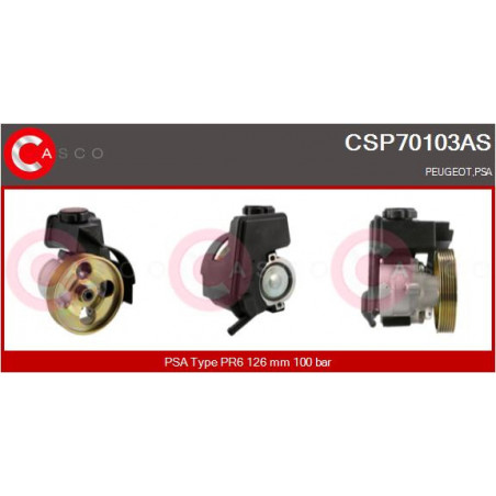 Pompe hydraulique (direction) CASCO