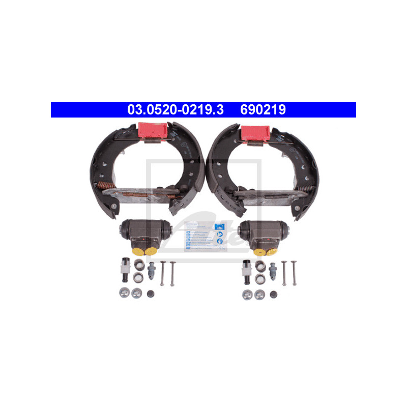 Jeu de mâchoires de frein ATE