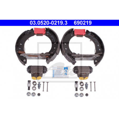 Jeu de mâchoires de frein ATE