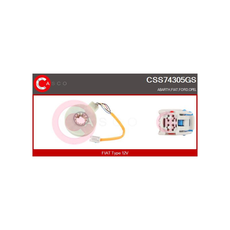 Détecteur de l'angle de direction CASCO