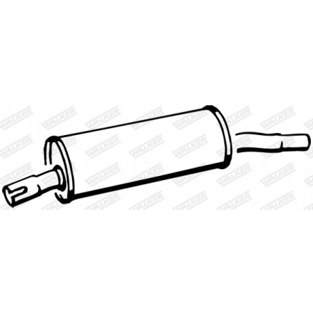 Silencieux avant WALKER