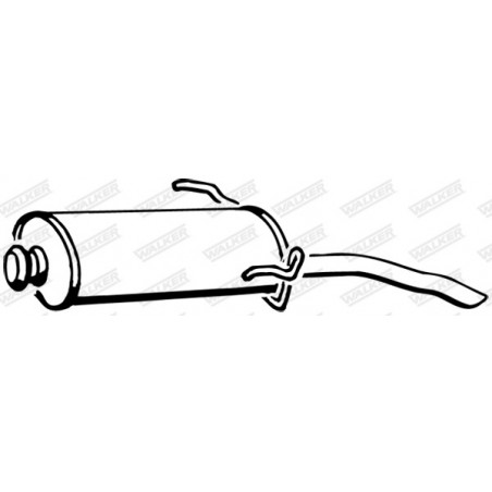 Silencieux arrière WALKER