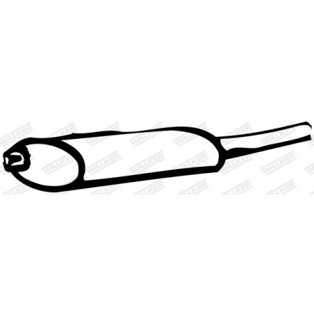 Silencieux arrière WALKER