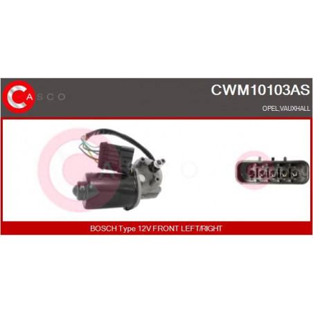 Moteur d'essuie-glace CASCO