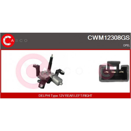 Moteur d'essuie-glace CASCO