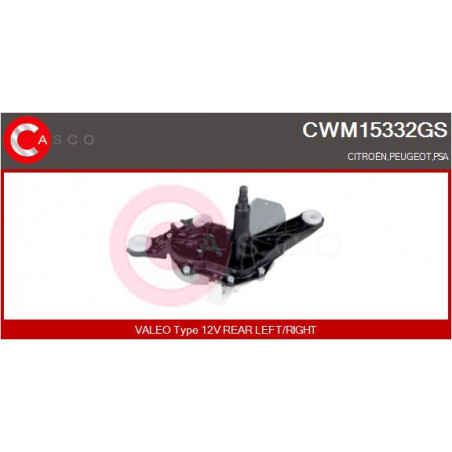 Moteur d'essuie-glace CASCO