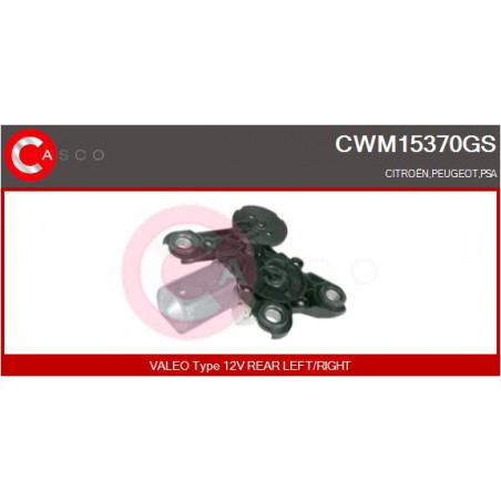 Moteur d'essuie-glace CASCO