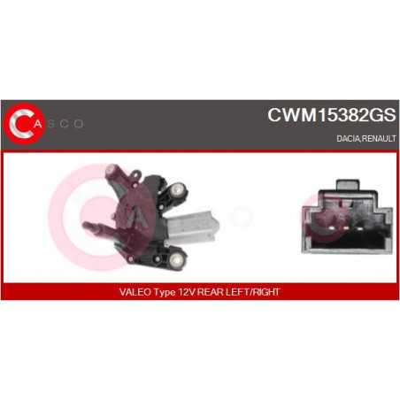 Moteur d'essuie-glace CASCO