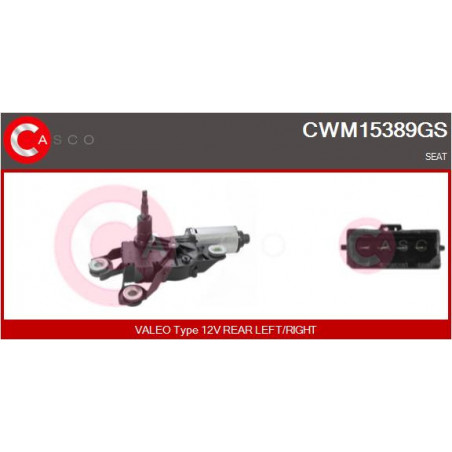 Moteur d'essuie-glace CASCO