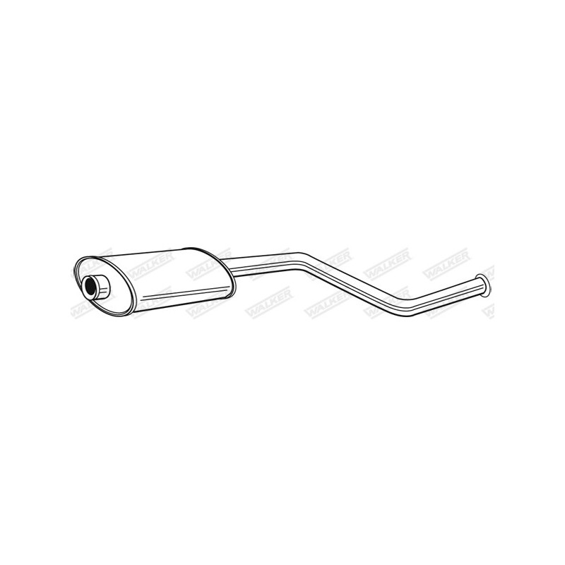 Silencieux intermédiaire WALKER