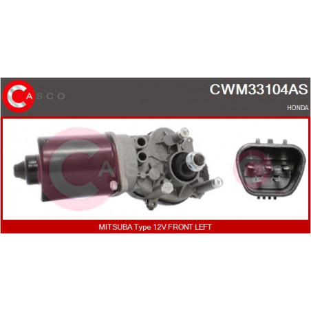 Moteur d'essuie-glace CASCO