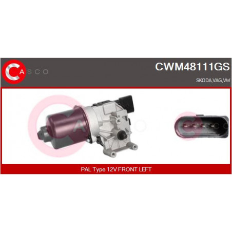 Moteur d'essuie-glace CASCO