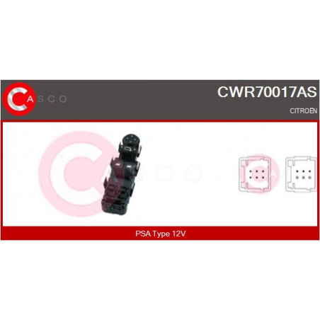 Interrupteur de vitres électriques CASCO