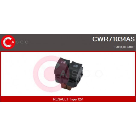 Interrupteur de vitres électriques CASCO