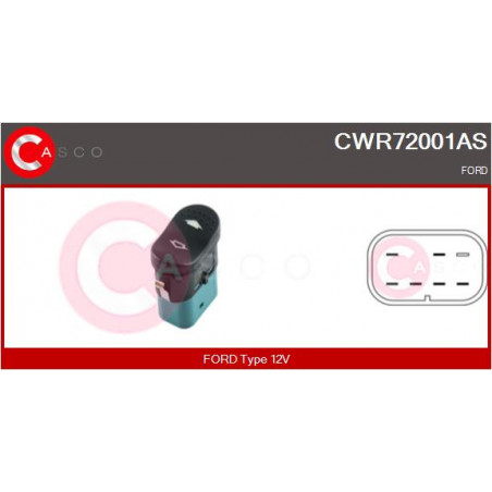 Interrupteur de vitres électriques CASCO