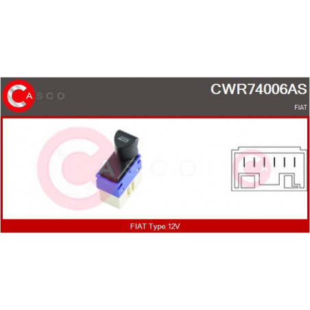 Interrupteur de vitres électriques CASCO