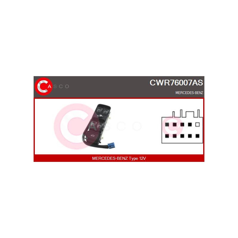 Interrupteur de vitres électriques CASCO