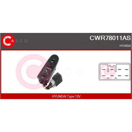 Interrupteur de vitres électriques CASCO