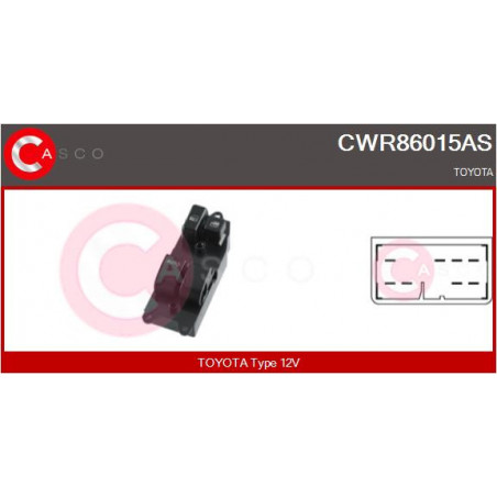 Interrupteur de vitres électriques CASCO