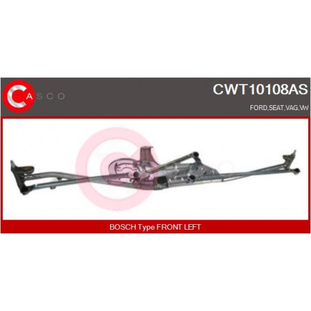 Tringlerie d'essuie-glace CASCO