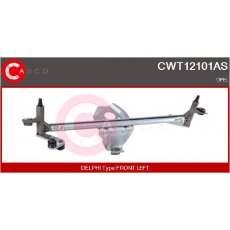 Tringlerie d'essuie-glace CASCO