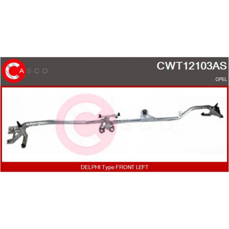 Tringlerie d'essuie-glace CASCO