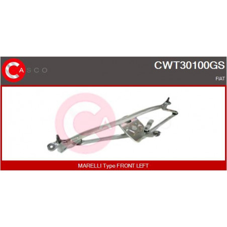 Tringlerie d'essuie-glace CASCO