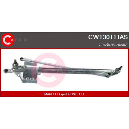 Tringlerie d'essuie-glace CASCO