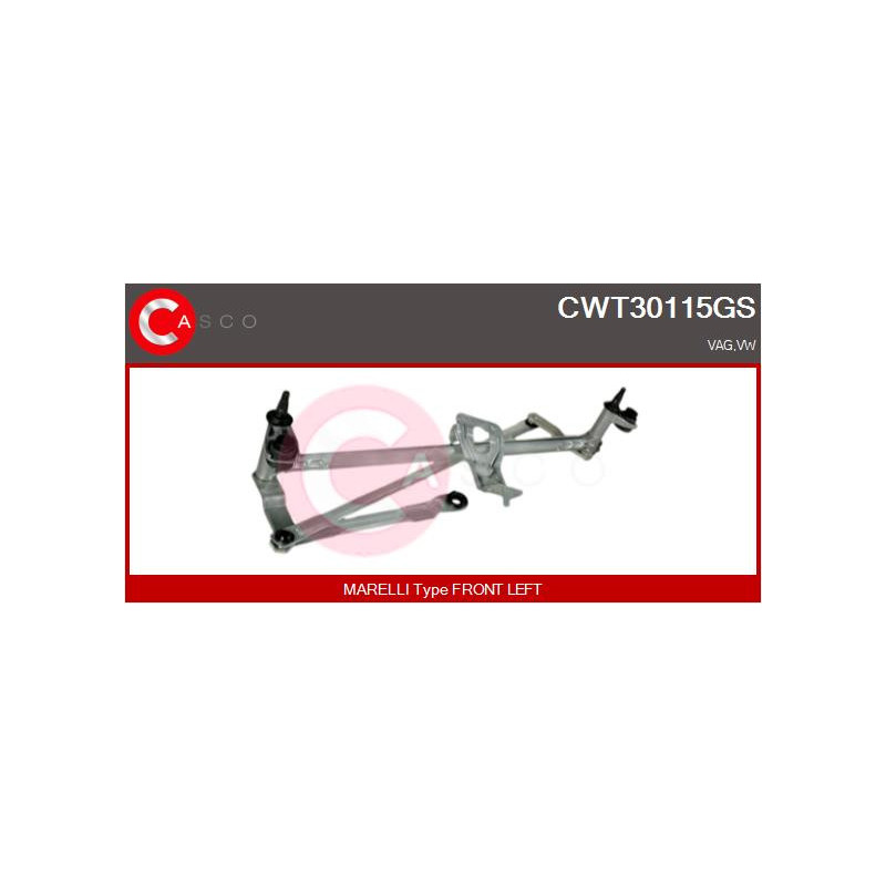 Tringlerie d'essuie-glace CASCO