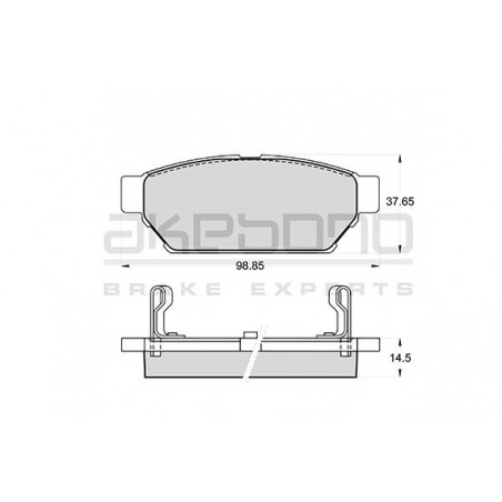 Jeu de quatre plaquettes de...