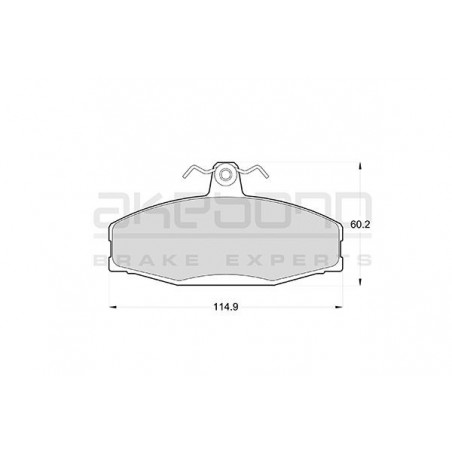 Jeu de quatre plaquettes de...