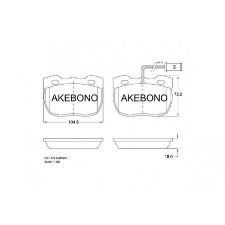 Jeu de quatre plaquettes de...