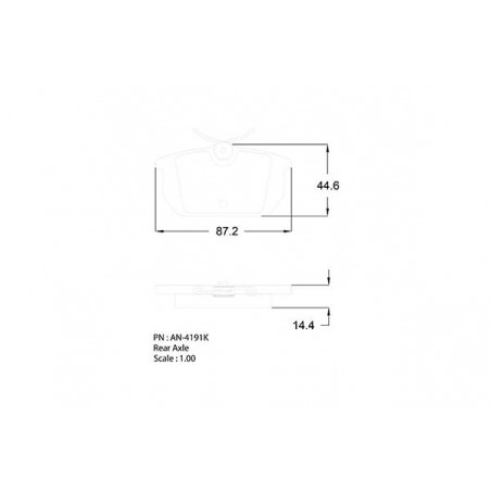 Jeu de quatre plaquettes de...