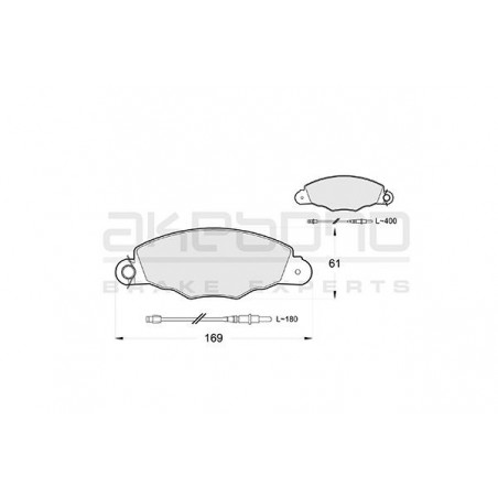 Jeu de quatre plaquettes de...