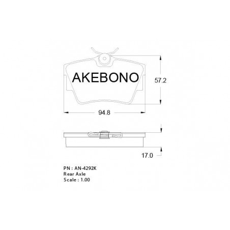 Jeu de quatre plaquettes de...