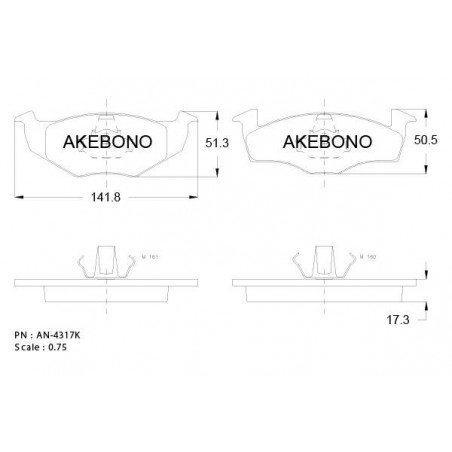 Jeu de quatre plaquettes de...