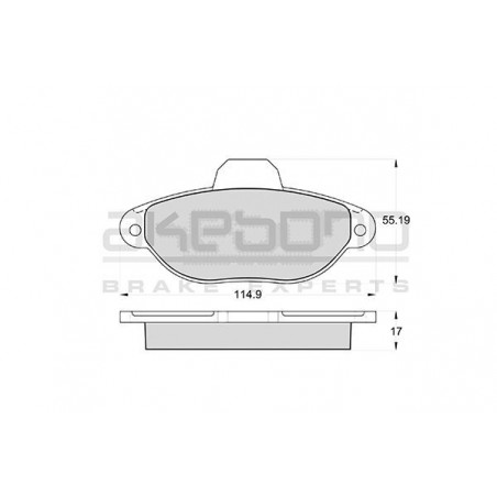 Jeu de quatre plaquettes de...