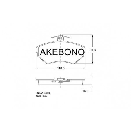 Jeu de quatre plaquettes de...