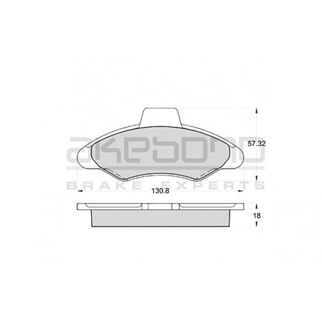Jeu de quatre plaquettes de...