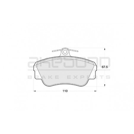 Jeu de quatre plaquettes de...