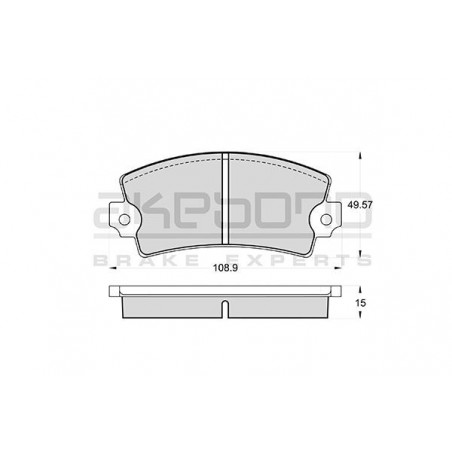 Jeu de quatre plaquettes de...